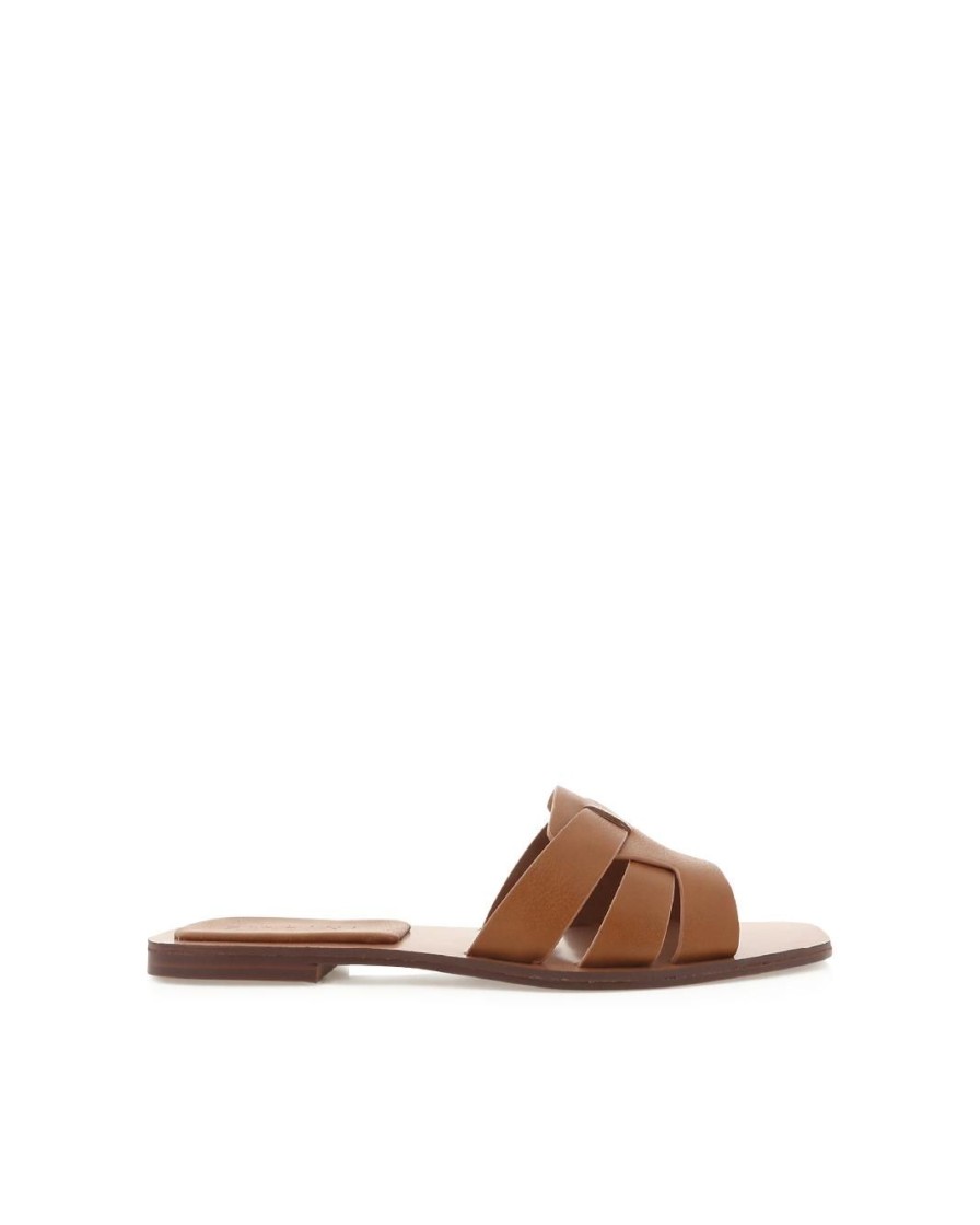 Women Billini Slides | Ferna Dark Tan