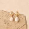 Women Billini Jewelry | Arielle Earring Gold Pearl