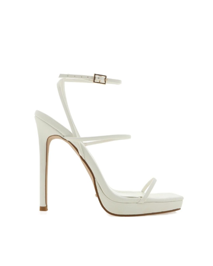 Women Billini Heels | Ekari White