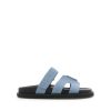 Women Billini Flats | Theon Blue Denim