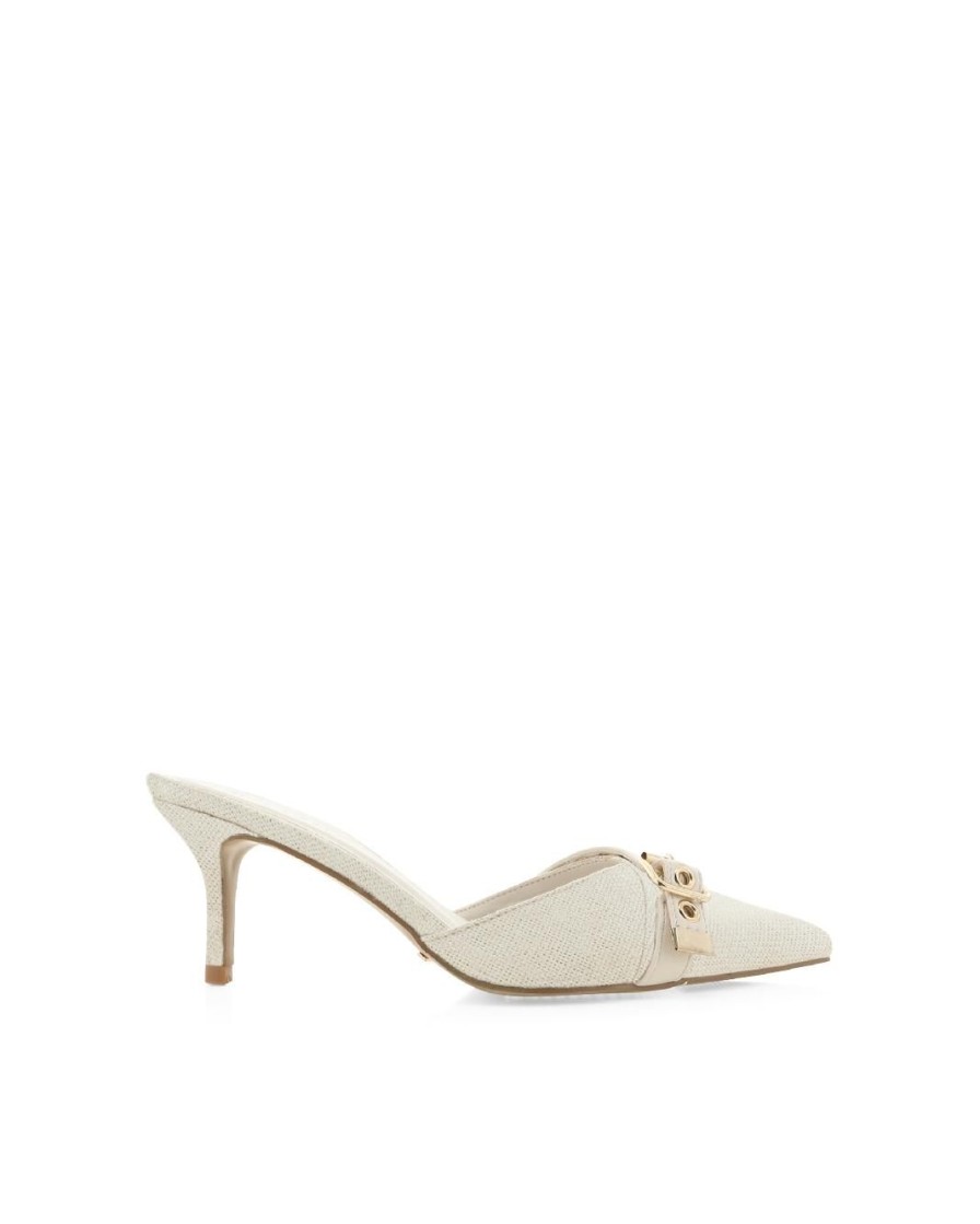 Women Billini Heels | Daija Ivory Linen