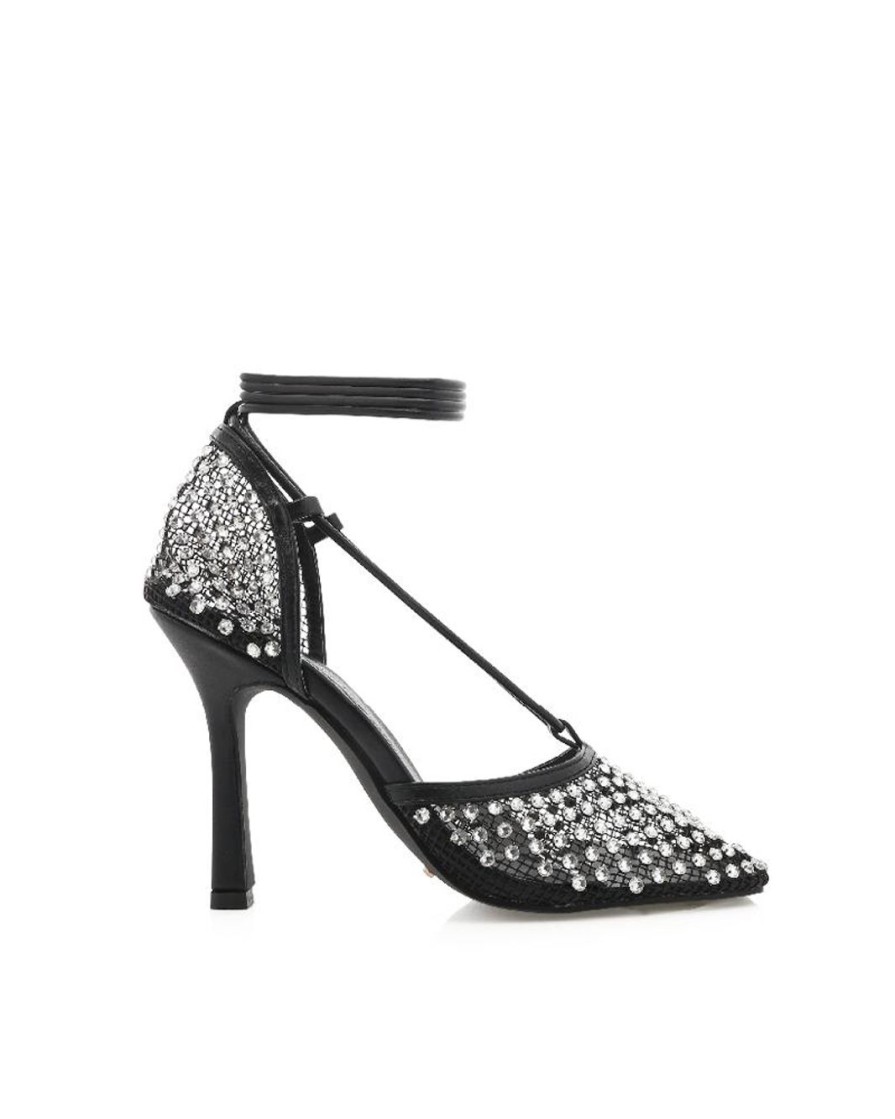 Women Billini Stilettos | Aleah Black Diamante