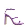 Women Billini Heels | Tiaka Grape Satin