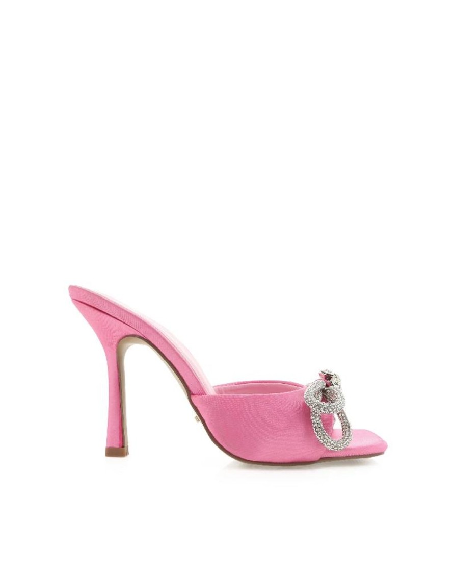 Women Billini Stilettos | Vivien Pink Satin