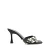 Women Billini Stilettos | Qirin Black Satin Sequin