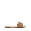 Women Billini Slides | Inisha Sugar Brown Raffia