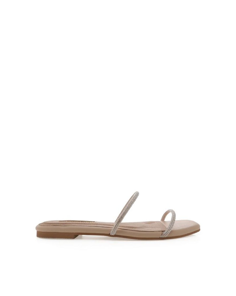 Women Billini Sandals | Tenley Diamante Nude