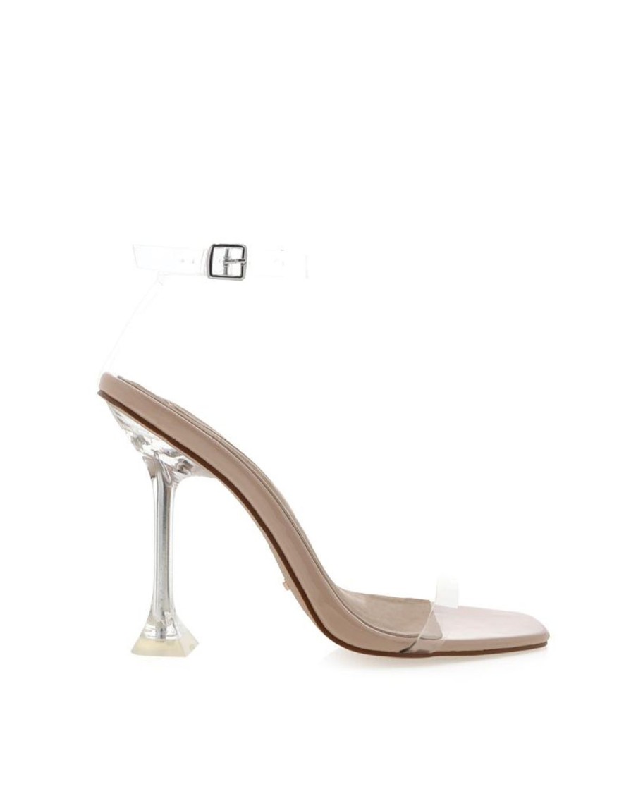 Women Billini Heels | Fenix Clear Nude Patent