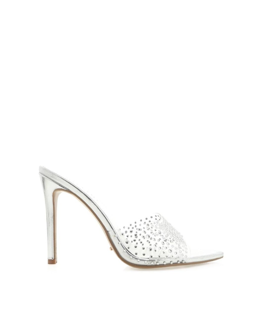 Women Billini Stilettos | Quora Silver Diamante