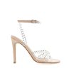 Women Billini Stilettos | Xia Nude Patent Diamante