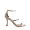 Women Billini Heels | Rosalia Taupe Crinkle Patent