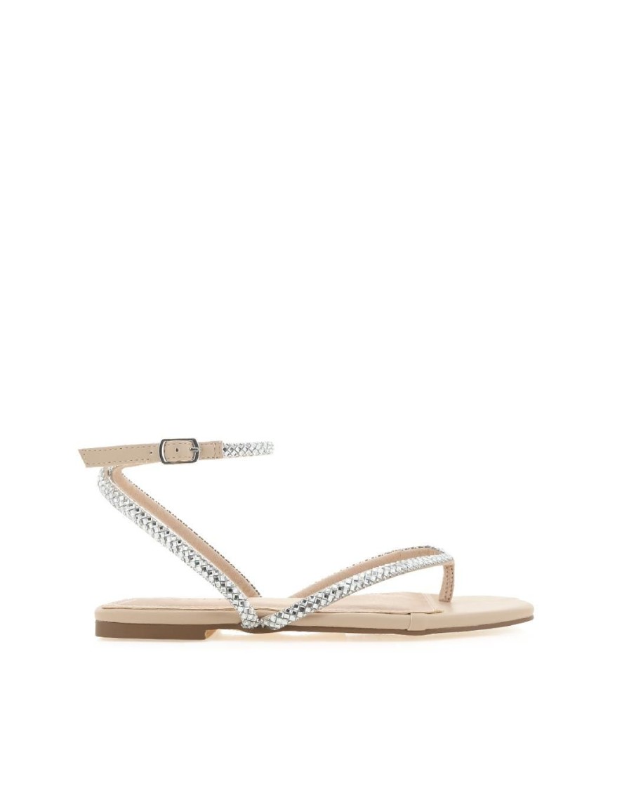 Women Billini Sandals | Jadin Nude Diamante