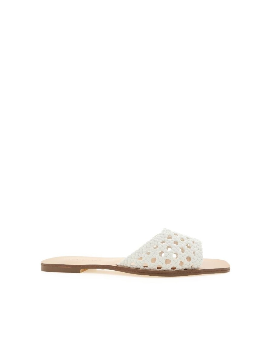 Women Billini Flats | Fadey White