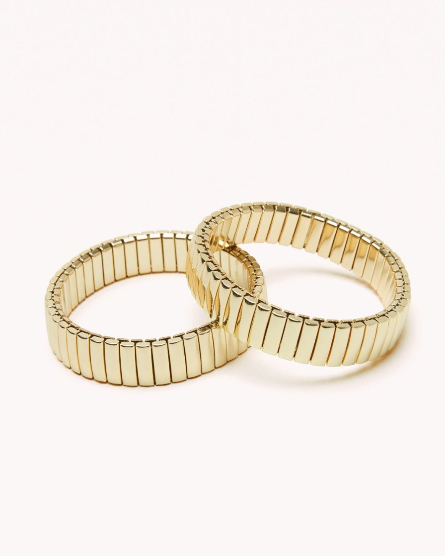 Women Billini Jewelry | Fanda Bracelet 2 Pack Gold