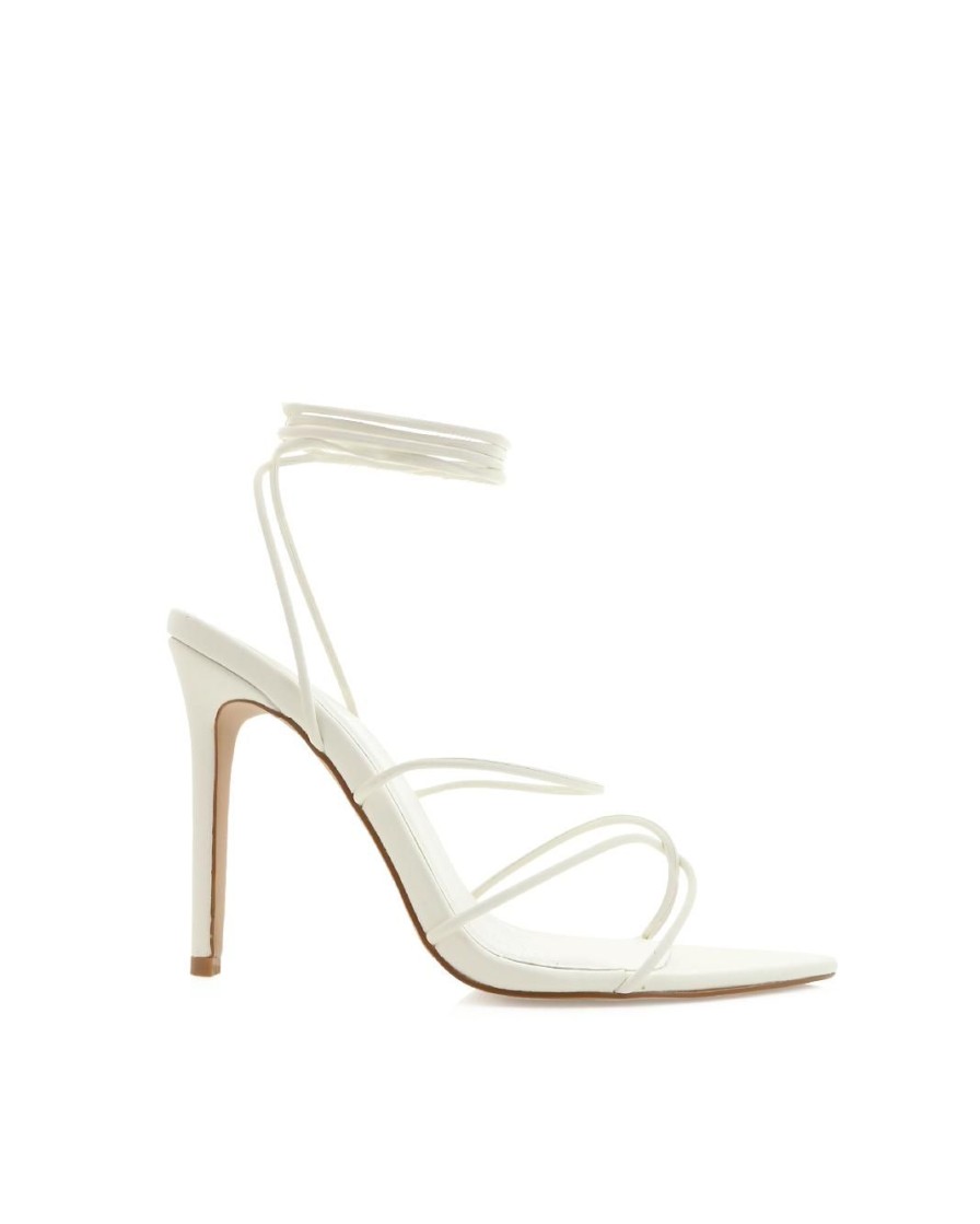 Women Billini Stilettos | Perouze White