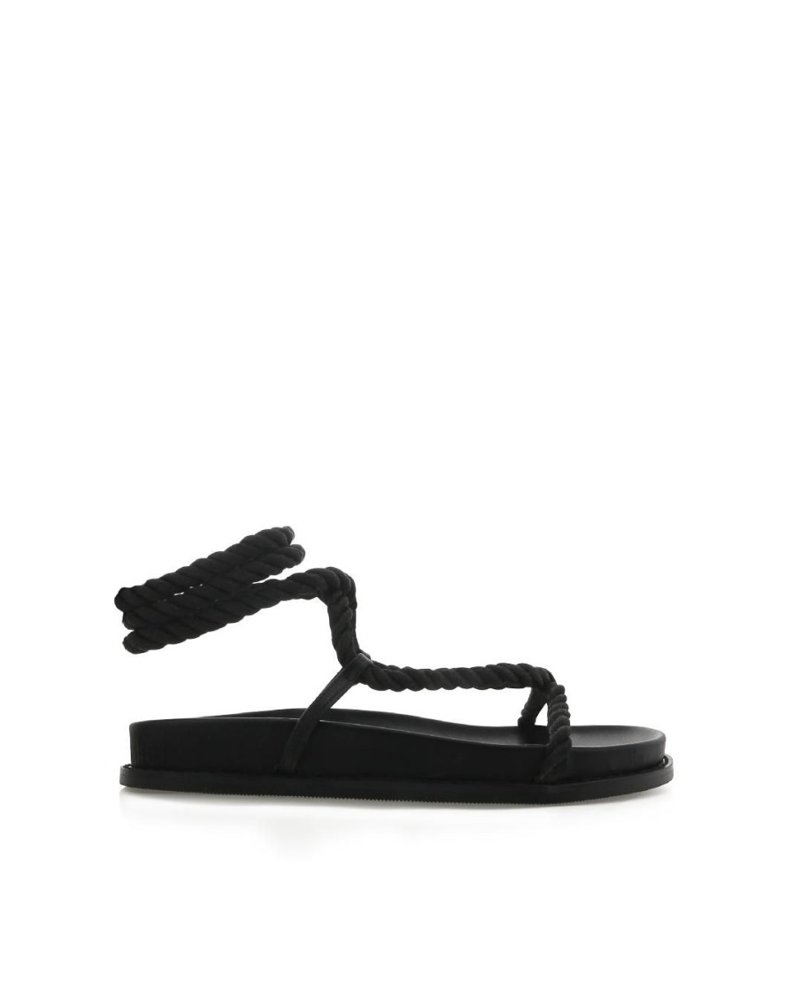 Women Billini Flats | Umika Black Rope