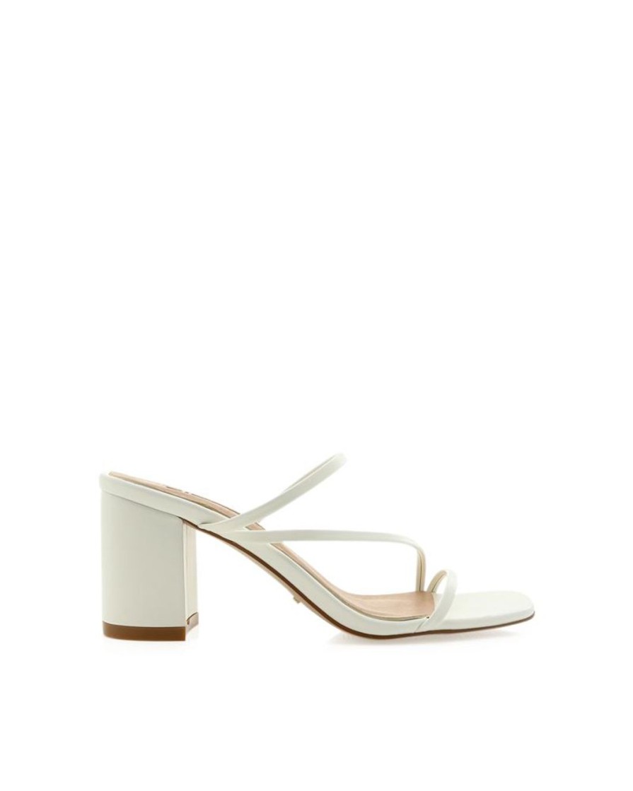 Women Billini Block Heels | Yazmin White