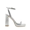 Women Billini Block Heels | Tahni Silver