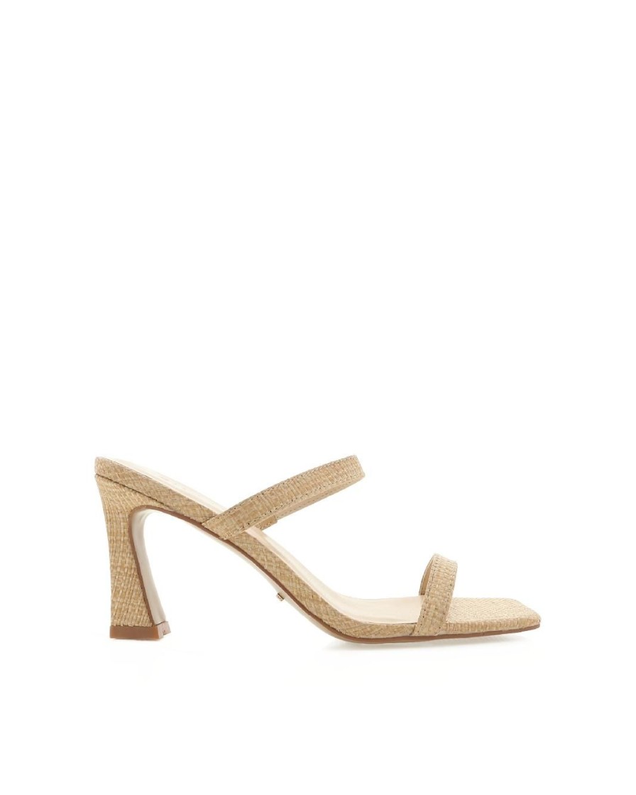 Women Billini Block Heels | Malakai Natural Raffia