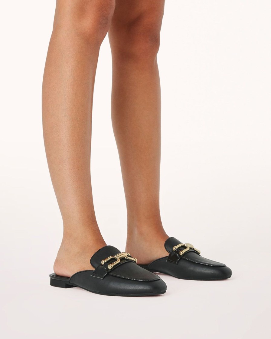 Women Billini Loafers | Elliot Black Black Patent