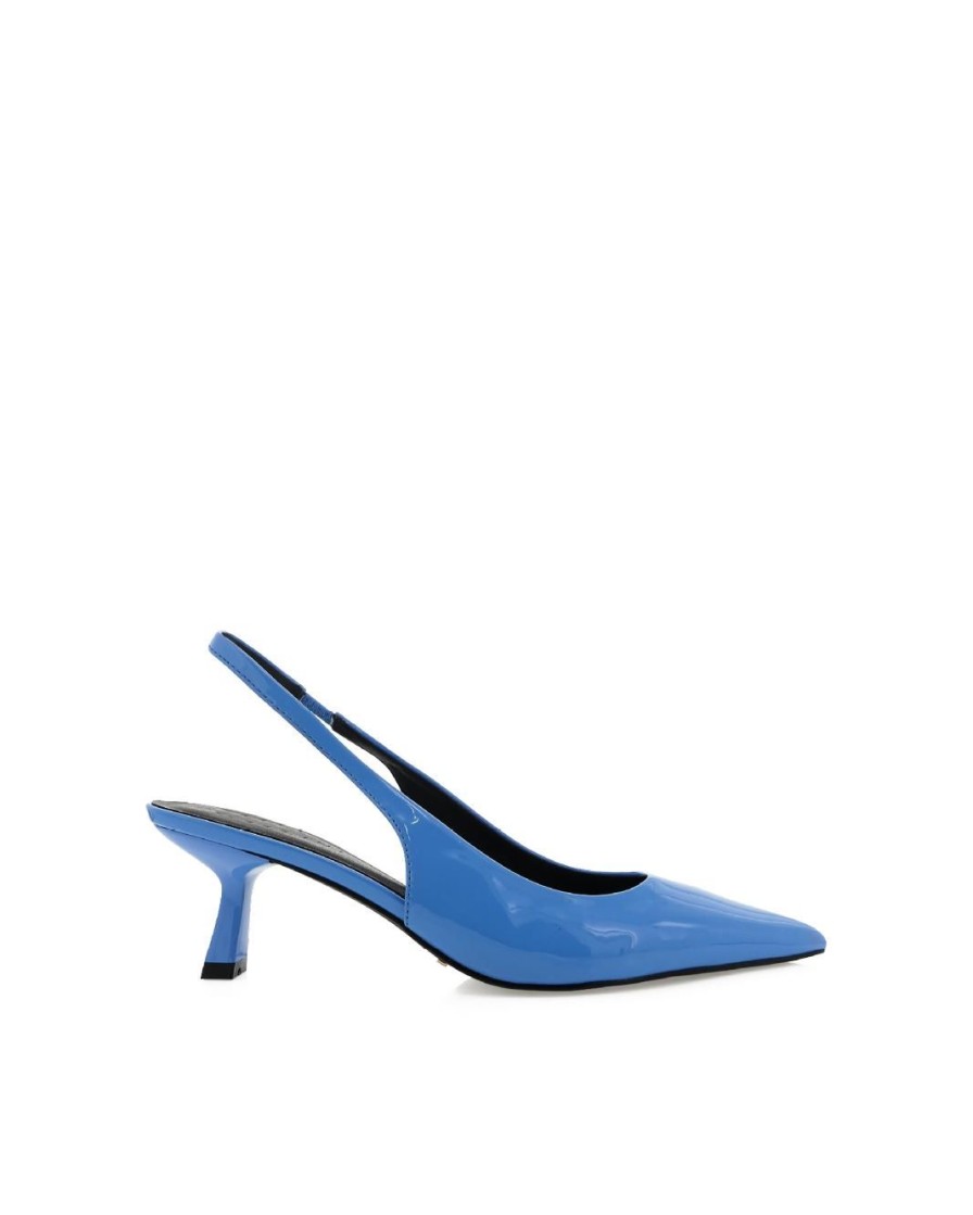 Women Billini Heels | Ayla Azure Patent