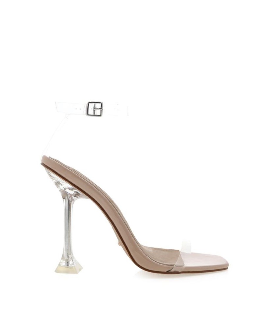 Women Billini Stilettos | Fenix Clear Nude Patent