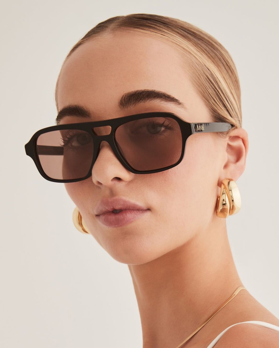 Women Billini Sunglasses | The Delevigne Black Caramel