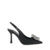 Women Billini Stilettos | Elysia Black Satin Diamante