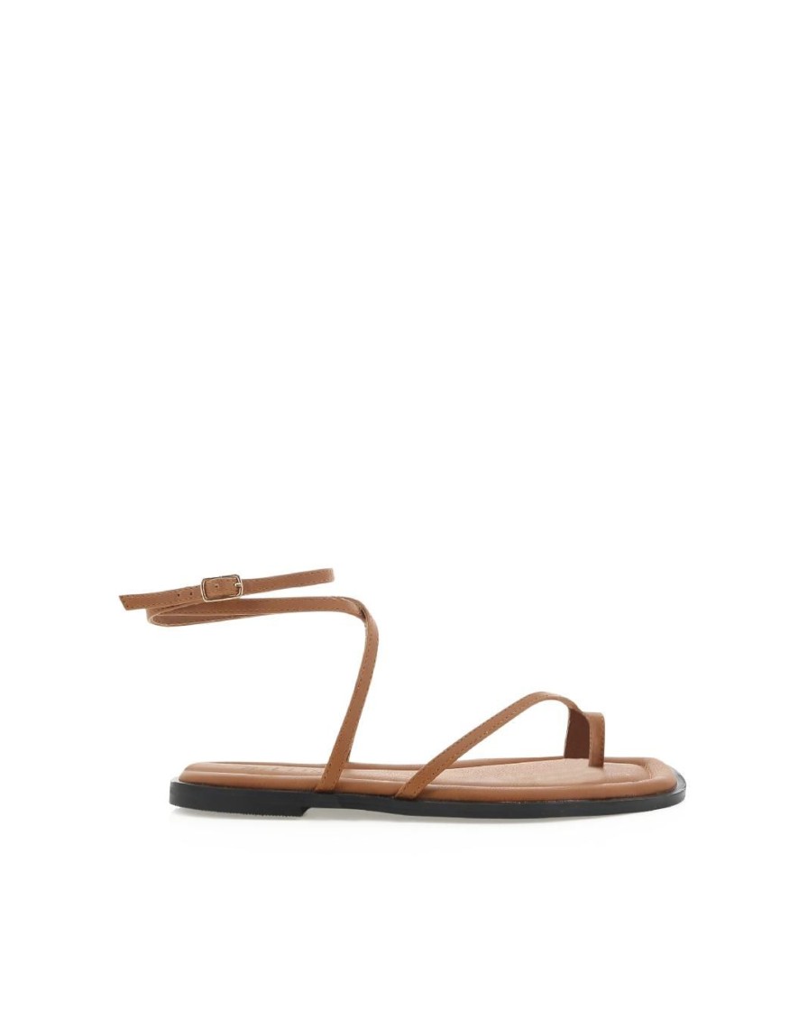 Women Billini Flats | Lauren Dark Tan