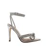 Women Billini Stilettos | Elope Wide Fit Clear Silver