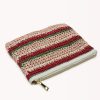 Women Billini Bags | Sunny Clutch Bag Multi Stripe Raffia White