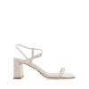 Women Billini Block Heels | Isobella Bone Croc