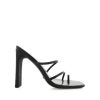 Women Billini Block Heels | Evalyn Black Crinkle