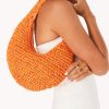 Women Billini Bags | Clementine Handle Bag Tangerine Raffia