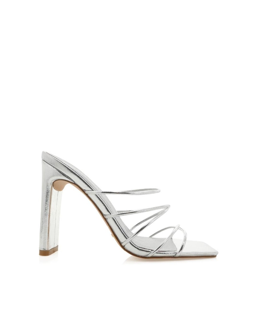 Women Billini Mules | Cattie Silver