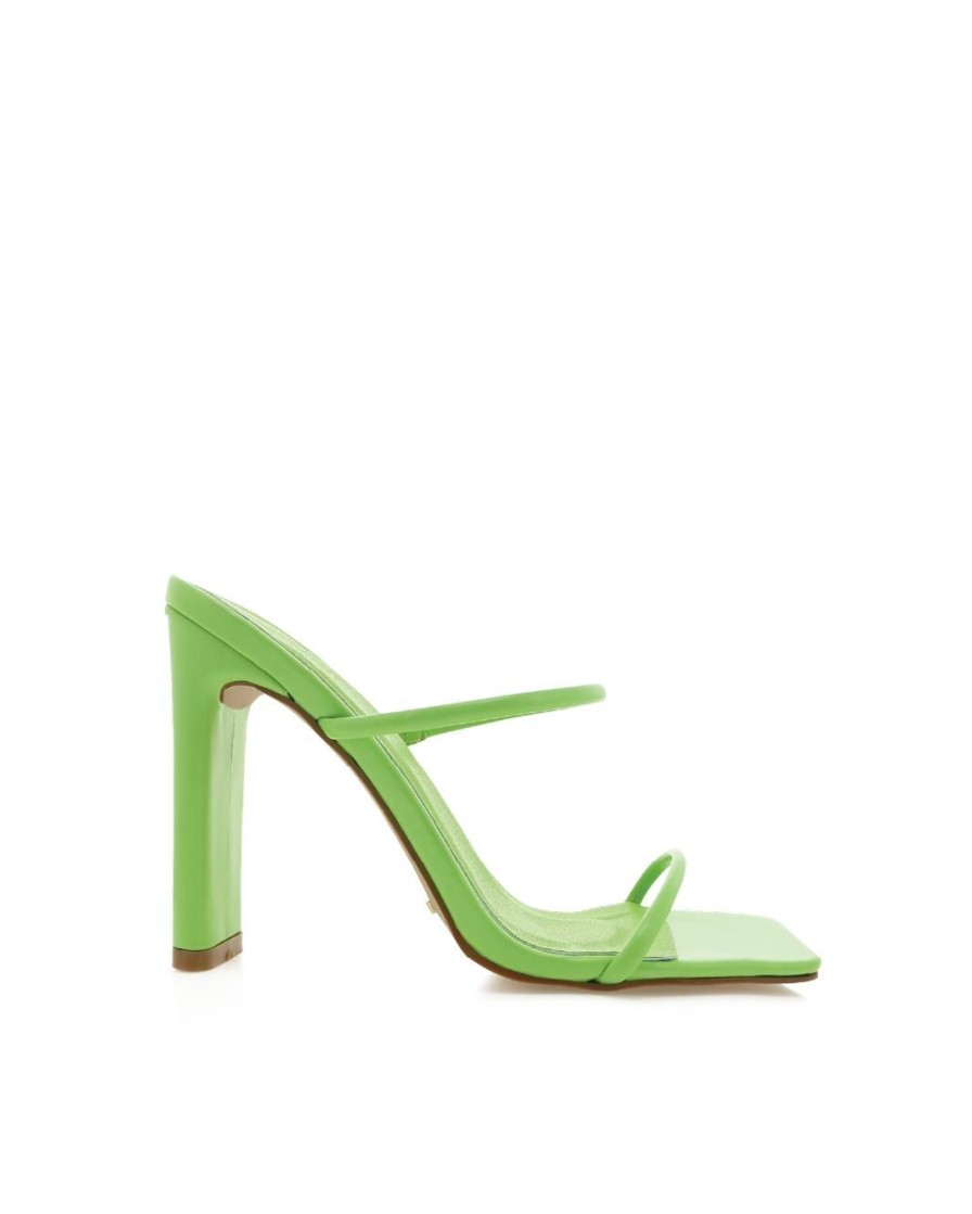 Women Billini Block Heels | Chantel Lime