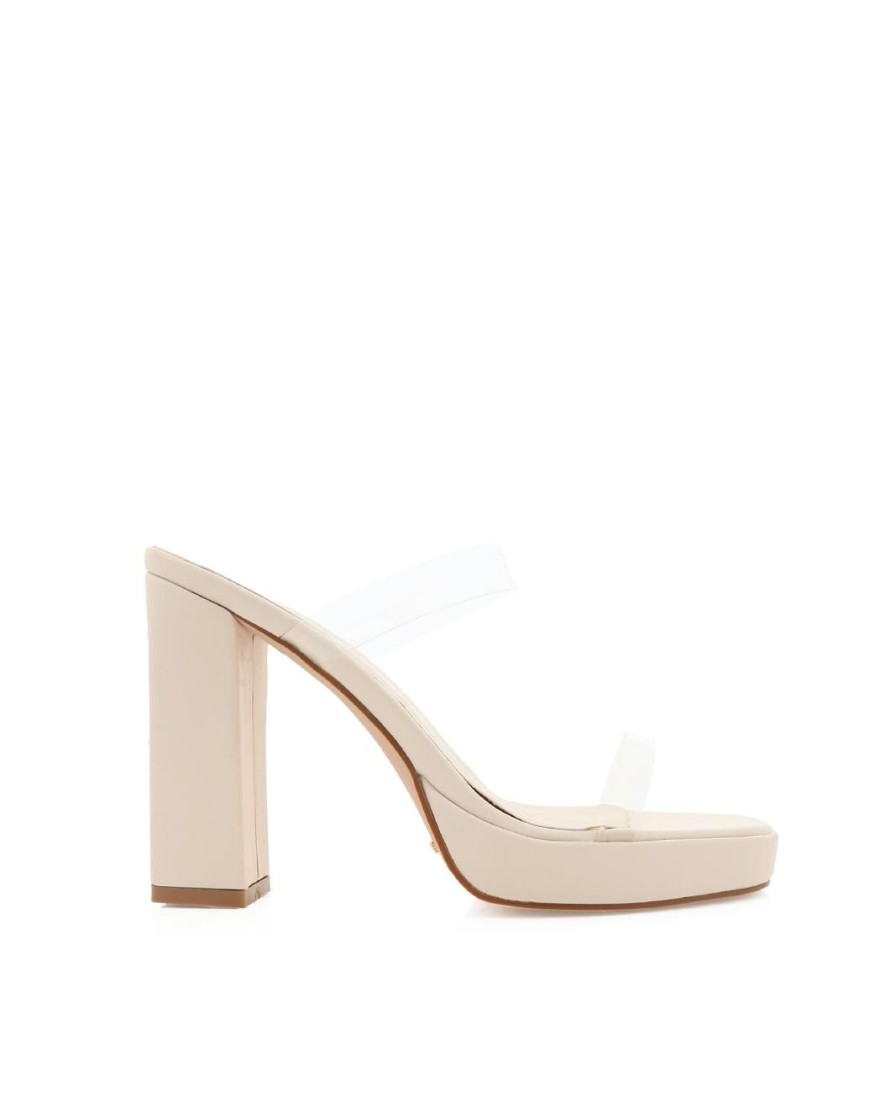 Women Billini Mules | Tamira Bone Clear