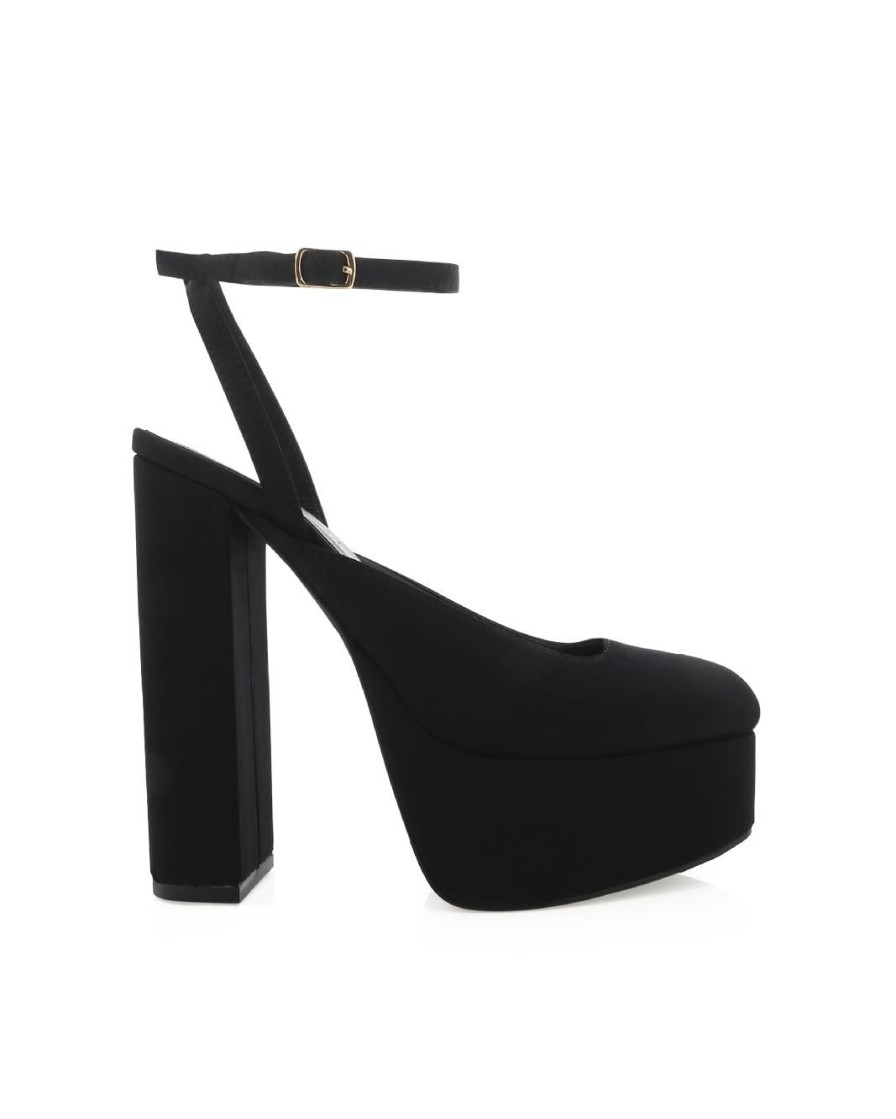 Women Billini Heels | Samson Black Neoprene