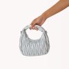 Women Billini Bags | Morgan Handle Bag Silver Quilted