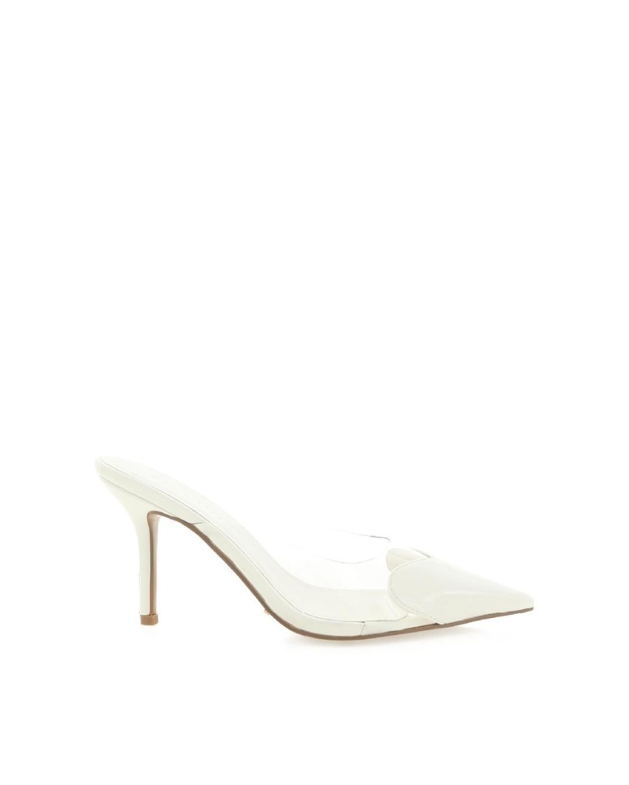 Women Billini Pumps | Karess White Patent Clear