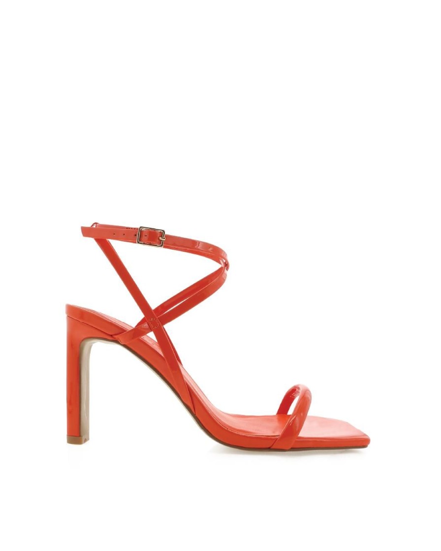 Women Billini Block Heels | Darcia Flame Patent