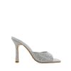 Women Billini Mules | Haden Silver Rhinestone