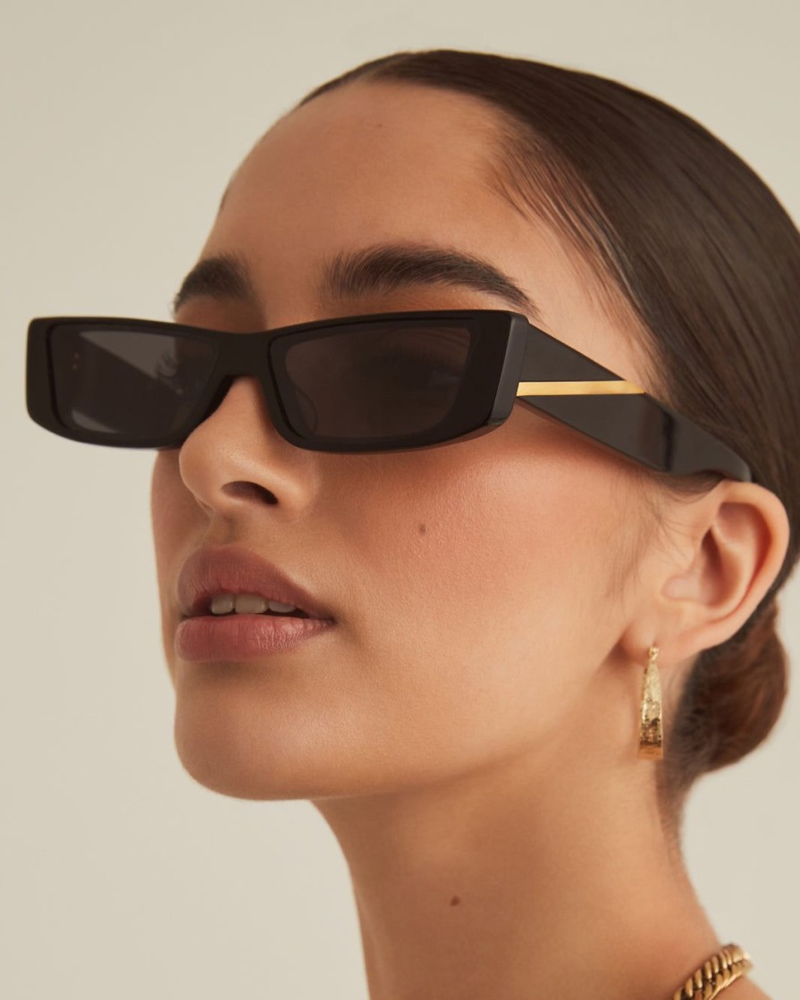 Women Billini Sunglasses | The Devon Black Jet