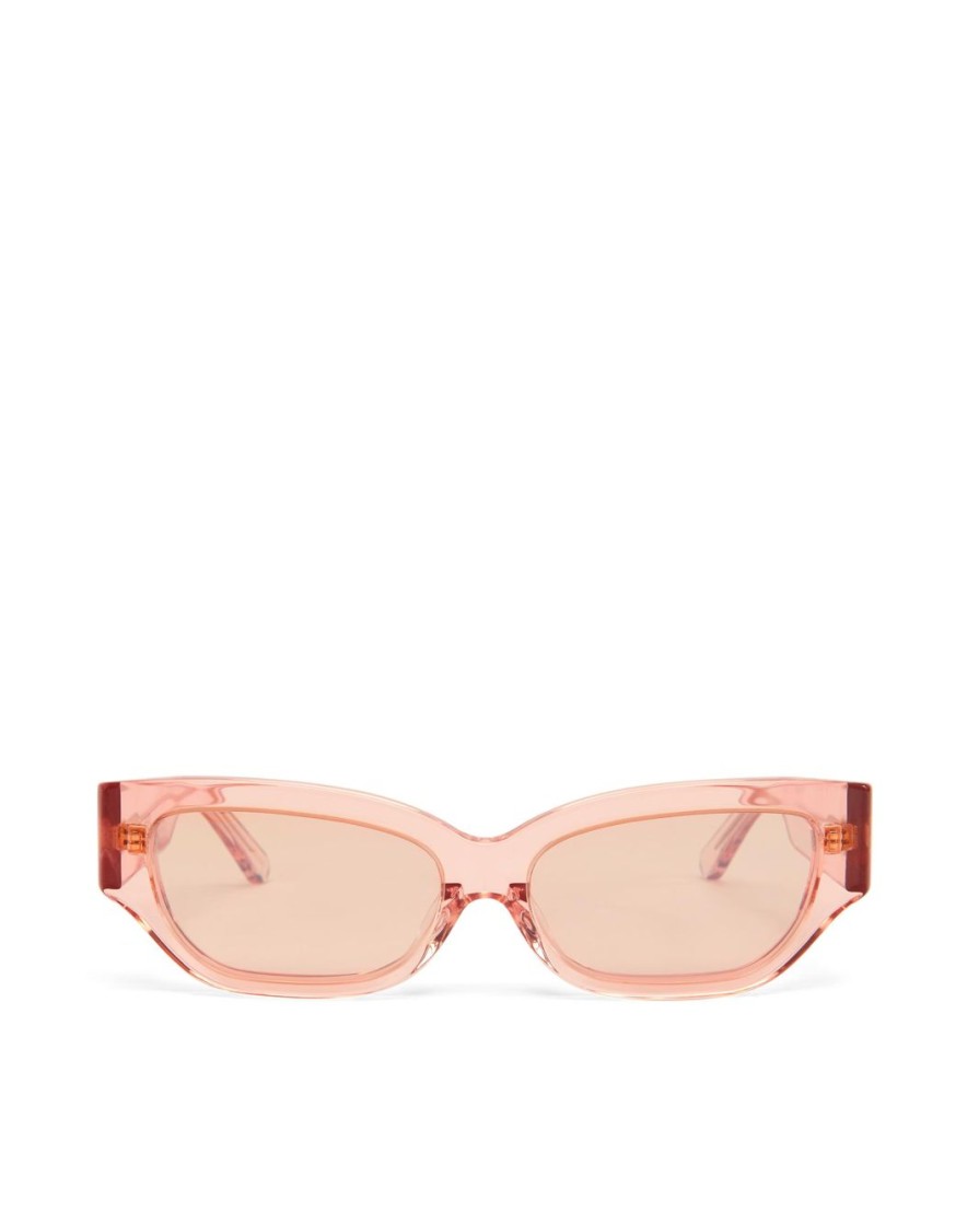 Women Billini Sunglasses | The Georgia Sheer Rose Sheer Rose