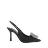 Women Billini Pumps | Elysia Black Satin Diamante