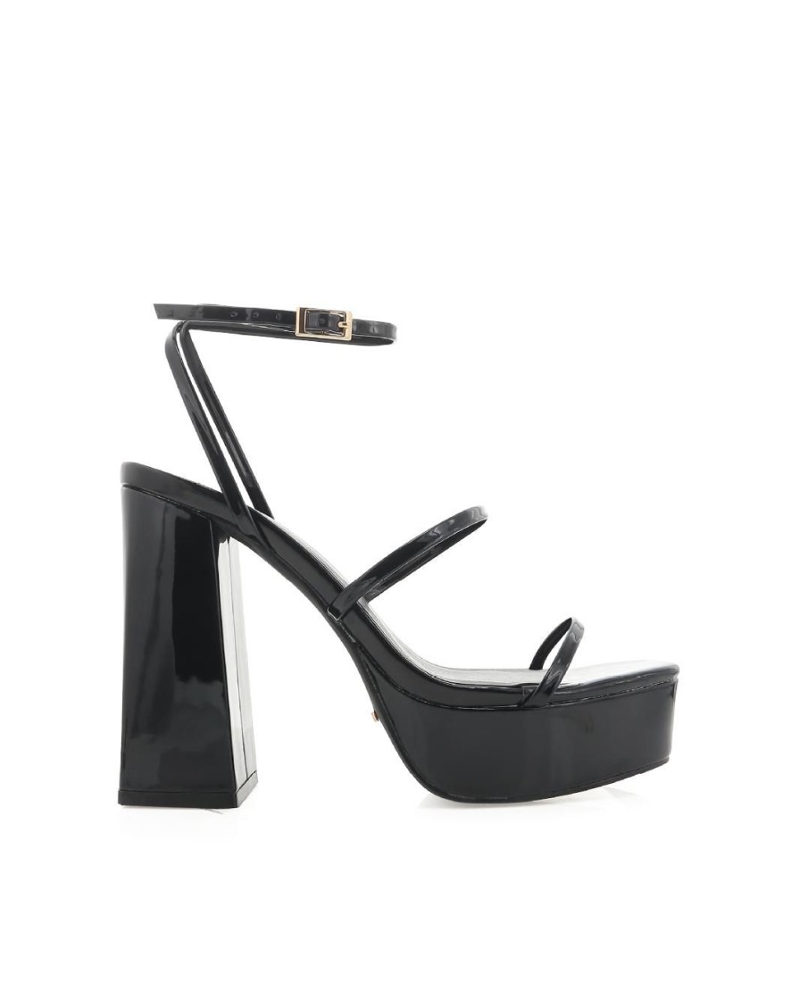 Women Billini Platforms | Vincija Black Patent