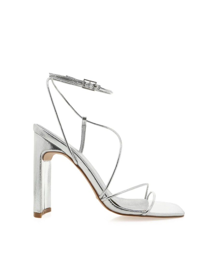 Women Billini Block Heels | Harland Silver