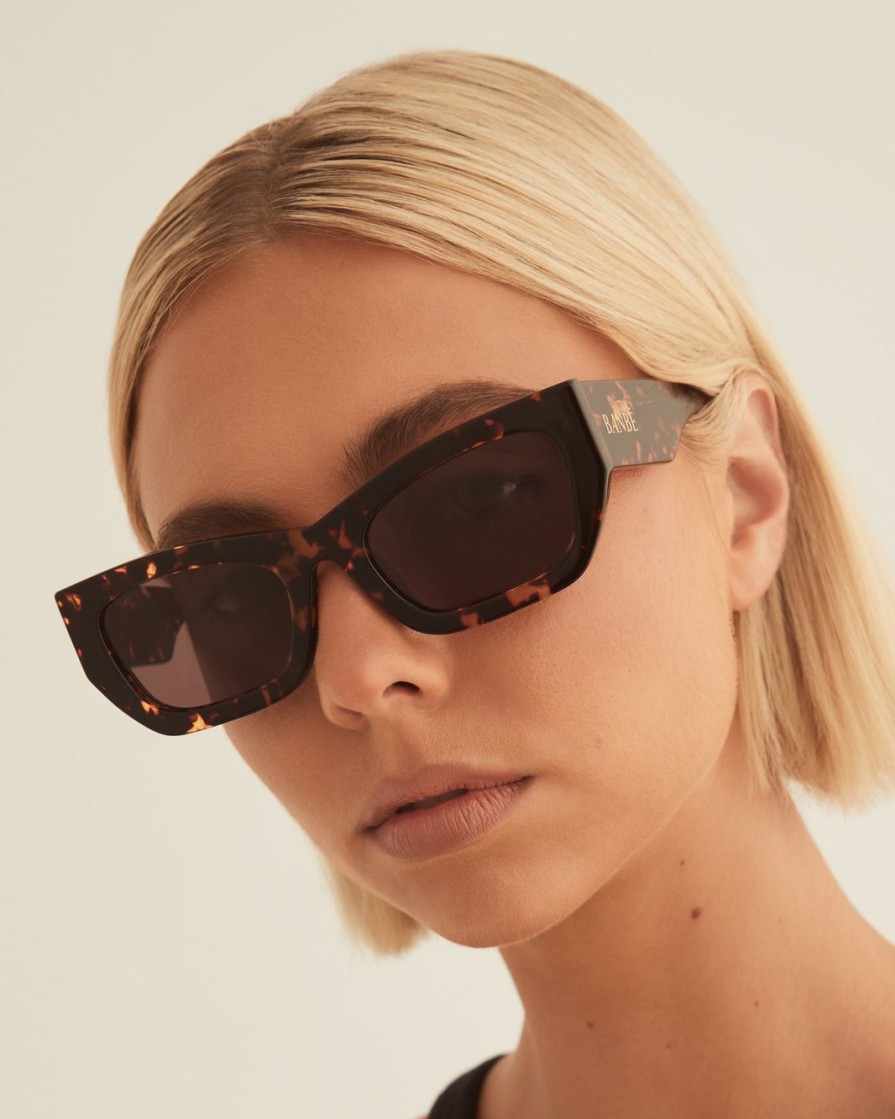 Women Billini Sunglasses | The Iman Amber Tort Auburn