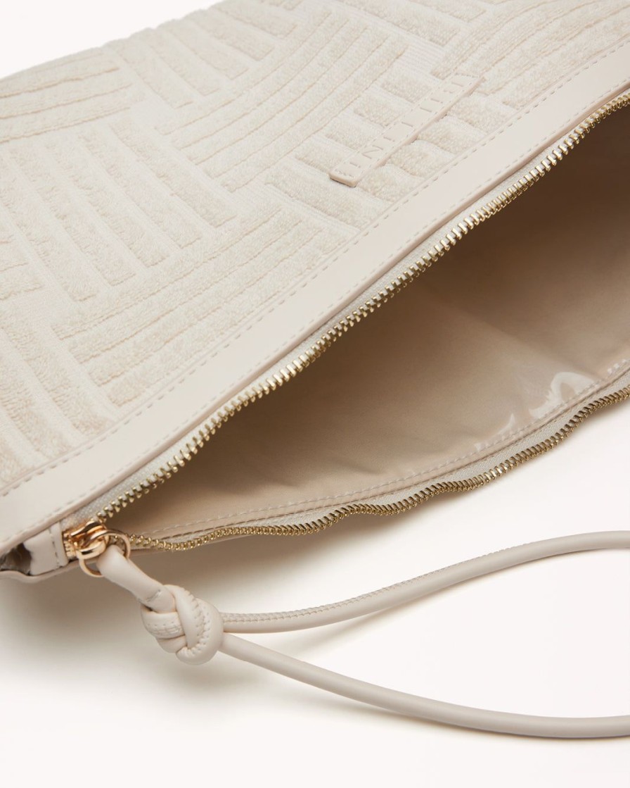 Women Billini Bags | Holly Clutch Bag Cream Terry