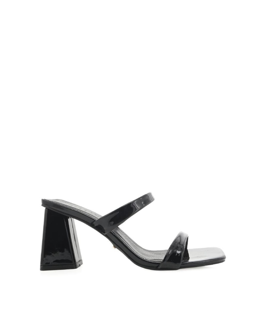 Women Billini Heels | Laurel Black Patent